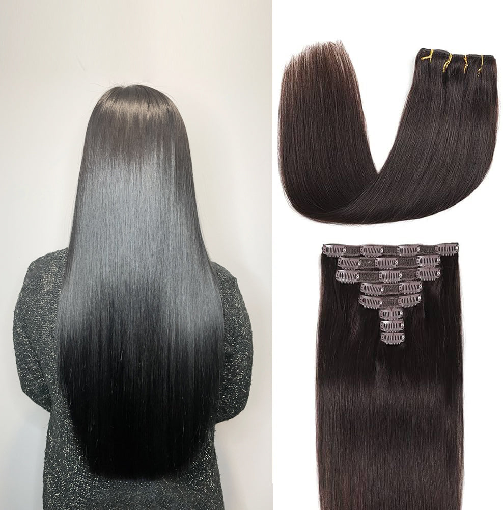 120G #1B NATURAL BLACK HAIR EXTENSIONS