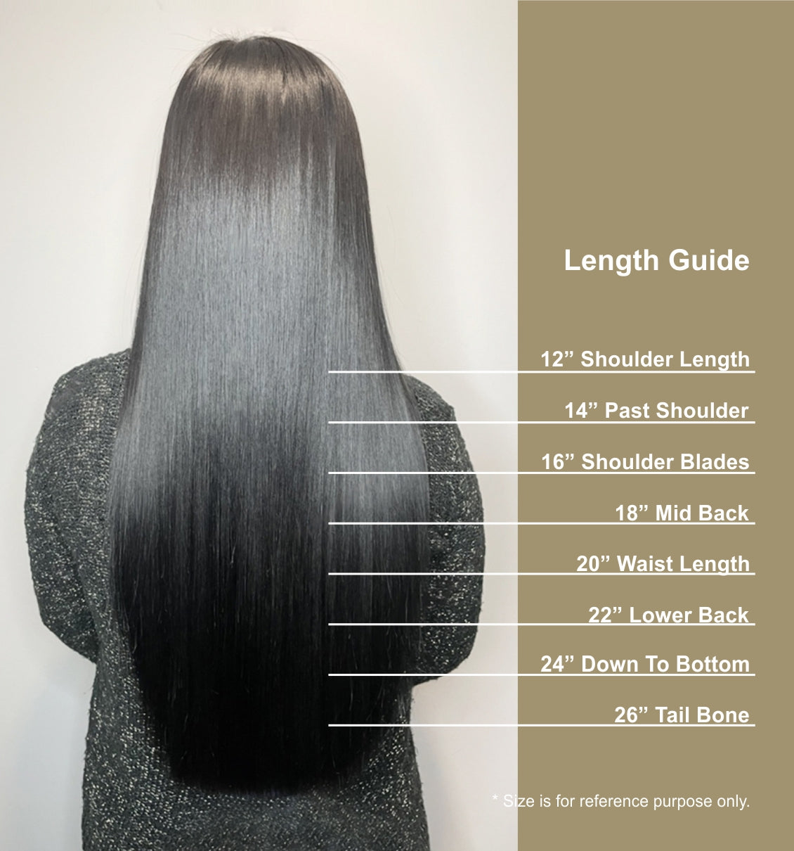 120G #1B NATURAL BLACK HAIR EXTENSIONS